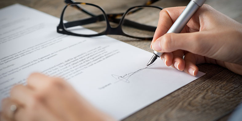 Contract form